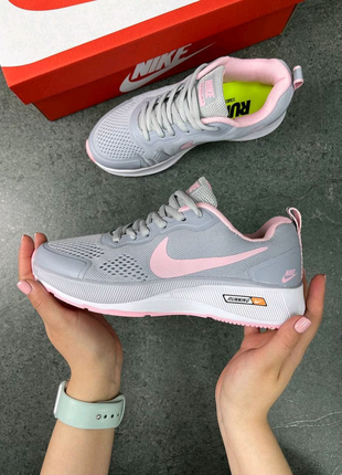 Жіночі кросівки nike zoom structure 7x grey/pink3 фото