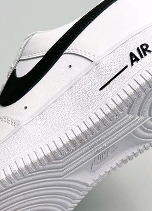 Жіночі кросівки nike air force 1 w white black5 фото