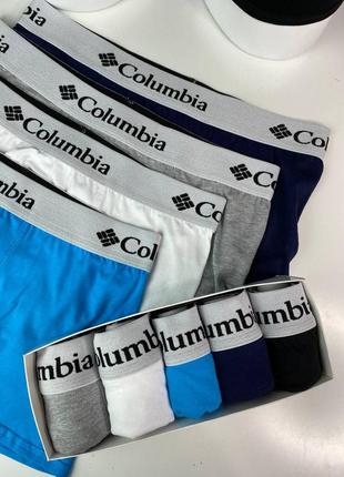 Мужские трусы боксеры - набор в стиле columbia 4 шт высокого качества7 фото