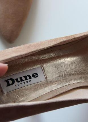 Замшеві туфлі човника dune3 фото