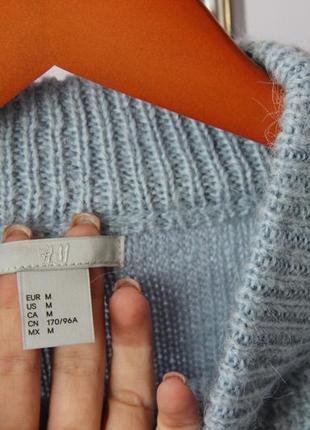 Вовняний светр з об'ємними рукавами h&m1 фото