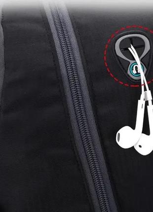 Мужской туристический рюкзак большой плотный для путешествий спортивный водонепроницаемый alaska черный10 фото