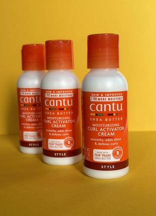 Крем активатор завитков cantu shea butter moisturizing curl activator cream1 фото