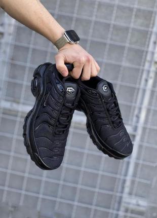 Nike air max plus tn 'black'1 фото