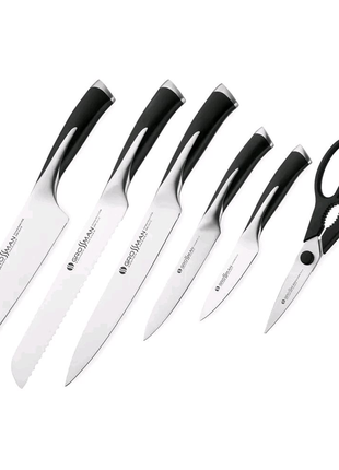 Набір кухонних ножів, набор ножей "grossman" sl2723g-oxford4 фото