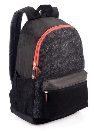Жіночий рюкзак щільний повсякденний текстильний cooper для дівчини спортивний нейлоновий непромокальний чорний