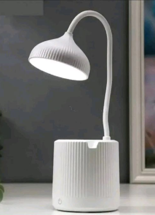 Настільна led лампа підставка від usb(ліхтарик)2 фото