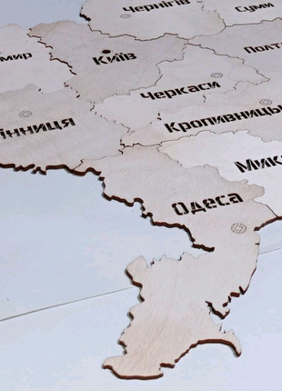 Карта україни з дерева3 фото