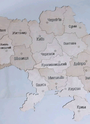Карта україни з дерева5 фото