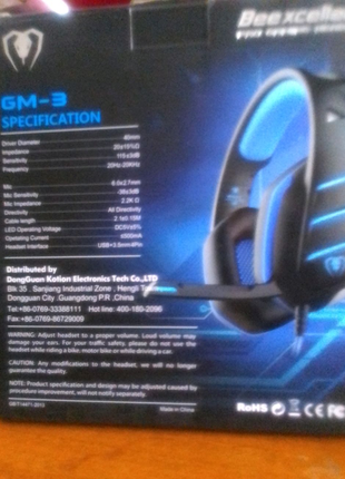 Геймерські навушники beexcellent gm-3