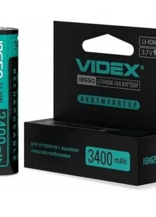 Аккумулятор videx 18650 3400
