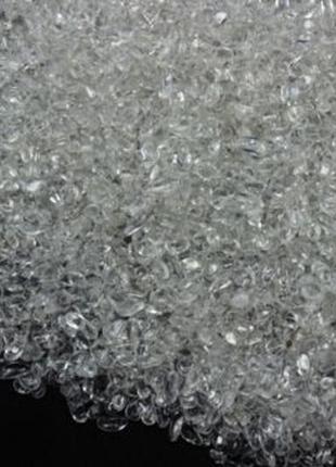 Натуральный прозрачный кристалл кварца драгоценный камень 4-6 мм1 фото
