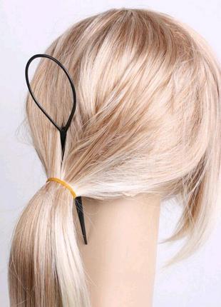 Шпилька петля - стайлер для плетіння волосся для створення пучка