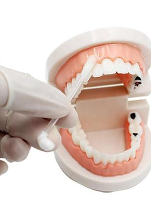 30 шт одноразовые отбеливающие зубы тампоны с витамином е ve топ5 фото