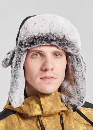 Супер стильные зимние теплые шапки-бомберы-ушанки-унисекс топ20236 фото