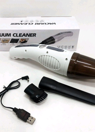 Автомобільний пилосос car vacuum cleaner hy05 на акумуляторі. кол