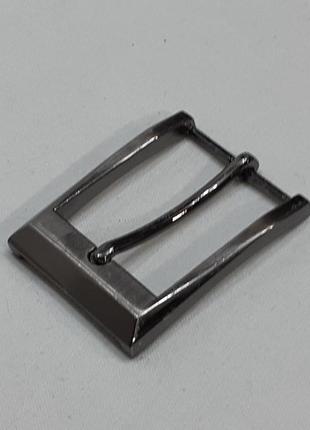 Пряжка 08.071.022 с шириной проёма 35 мм силуминовая чёрная блестящая