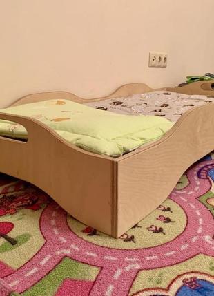 Дитяче ліжко монтессорі, ліжко в дитячий садок від виробника,  120*60*20 см.