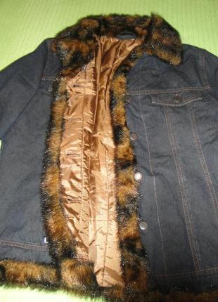 Женская джинсовая куртка tcm р. 42-447 фото