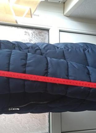 Курточка зимова на дівчинку розмір s(44-46) темно-синя5 фото