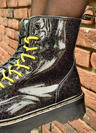 Ботинки dr. martens jadon galaxy черевики на платформе4 фото