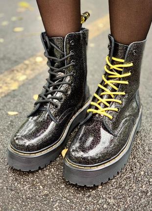 Ботинки dr. martens jadon galaxy черевики на платформе5 фото