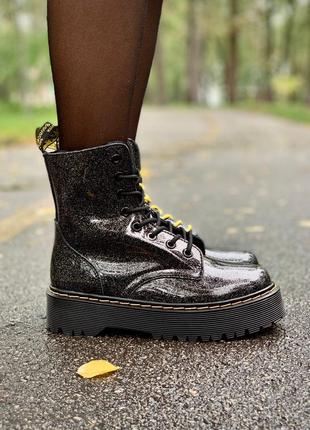 Ботинки dr. martens jadon galaxy черевики на платформе10 фото