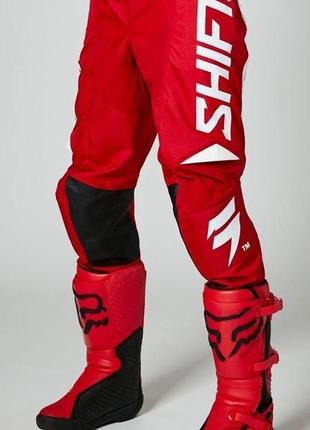 Брюки shift white label trac pant (red), 32, 32