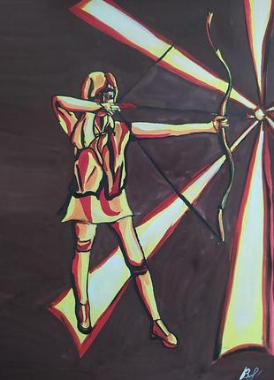 Картина "ельф паленого сонця", 2020 рік