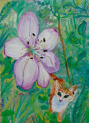 Картина "лілія", 2018 рік