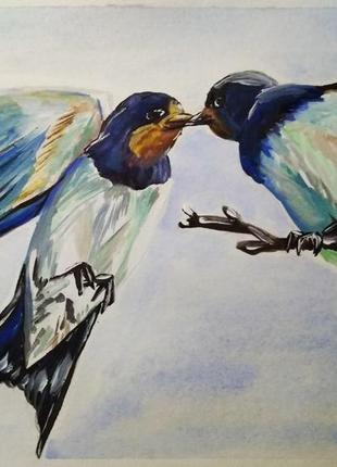 Картина "ластівки" , 2019 рік