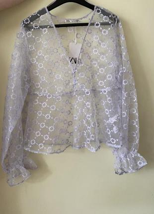 Елегантная блуза zara1 фото