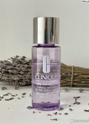Средство для снятия макияжа clinique take the day off makeup remover for lids, lashes...