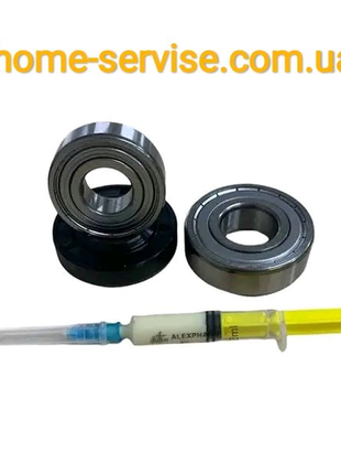 Набір підшипників skf 6202/6203/сальник 22.40.10 + мастило
