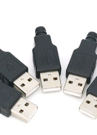 Розбірні штекера usb гарної якості/ чорного та білого кольору