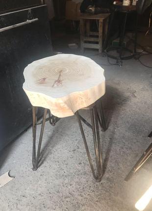 Виготовлення кавових столиків зі зрізу дерева.1 фото