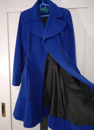 Синє пальто жіноче liquorish1 фото