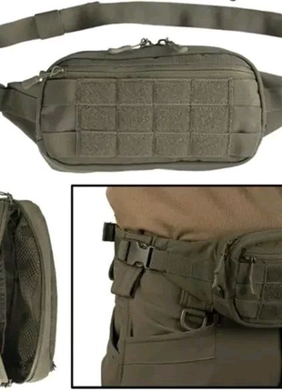 Тактична сумка-бананка mil-tec fanny pack molle зсу 13512501 66524 фото