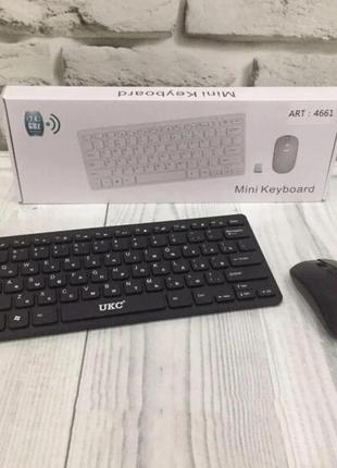 Беспроводная клавиатура ios с мышкой keyboard wireless 901.4 фото