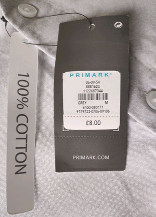 Нова чоловіча сорочка з коротким рукавом primark4 фото