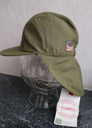Нова легка дитяча кепка з захистом шиї від сонця capo (austria)