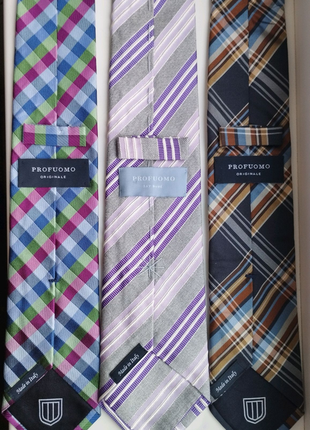 Шовкові звужені краватки profuomo2 фото