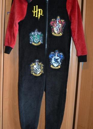 Теплая пижама гарри поттер, слип, кигуруми, ромпер на мальчика3 фото