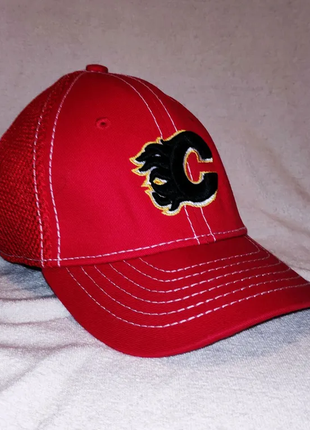 Кепка підліткова бейсболка хокейна newera calgary flames nhl