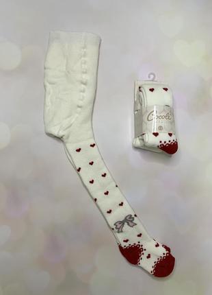 Теплі махрові колготки cocole для дівчаток від 0 до 6 років