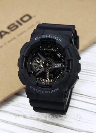 Наручний годинник casio g-shock ga-110 black-silver new