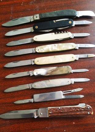 Сувенірні кишенькові складні ножі solingen rostfrei німеччини1 фото