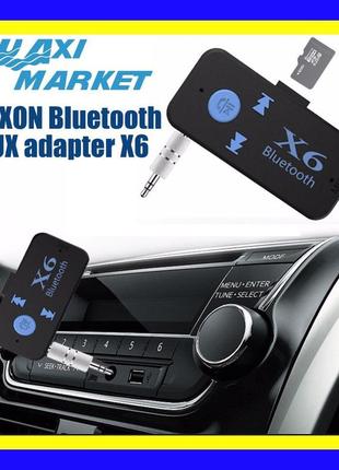 Bluetooth гарнітура ресивер aux+підтримка microsd і tf карт аукс