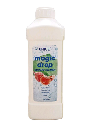 Універсальний очищувач поверхонь unice magic drop, 1000 мл