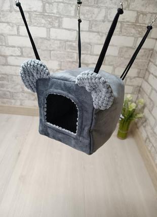 Будиночок для морських свинок, шиншил, хом'яків, пацюків, гризунів